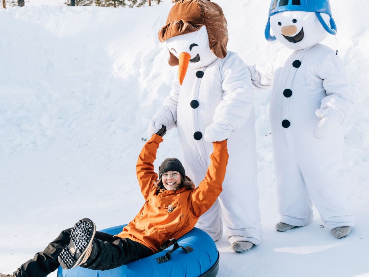 Snowman World 園區在芬蘭聖誕老人村裏

 